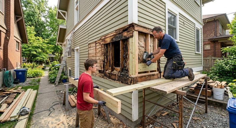 Dry Rot Repair in Kansas City, KS