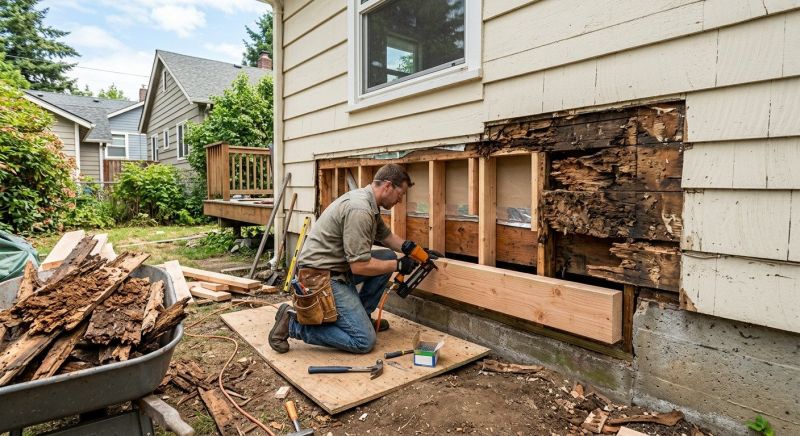 Rotten Wood Repair in Kansas City, KS