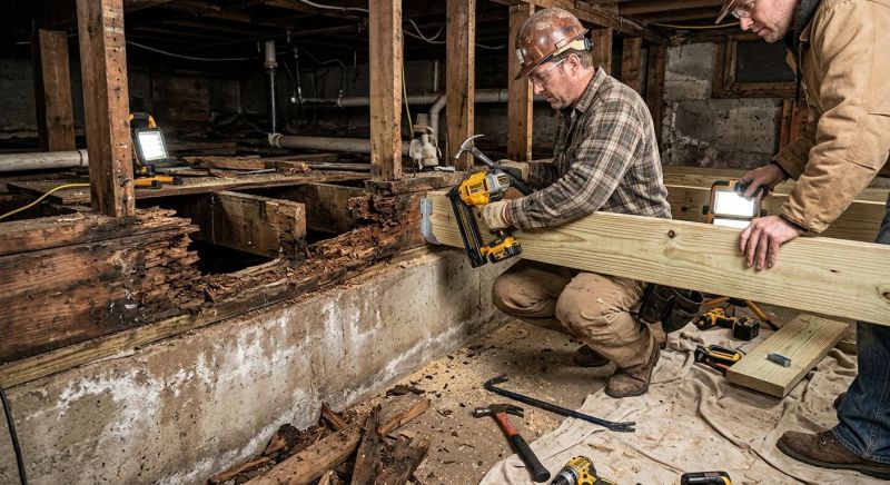 Structural Rot Repair in Overland Park, KS