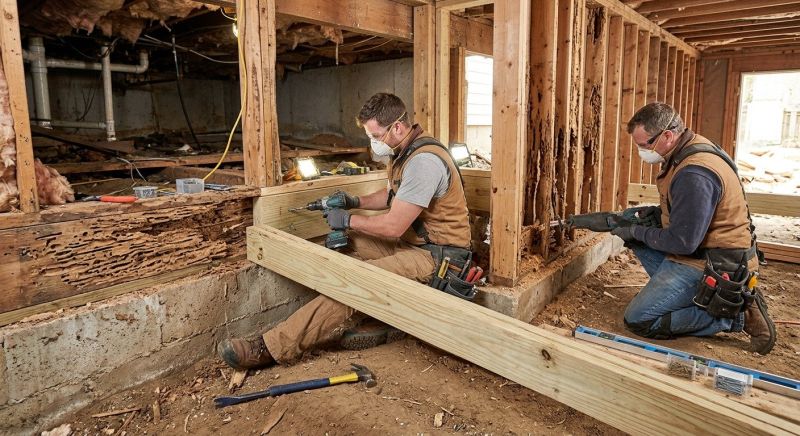Termite Damage Restoration in Wilmington, NC