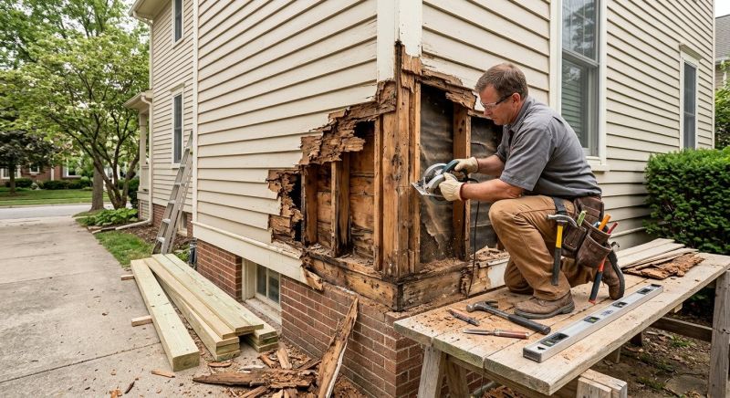 Wood Rot Removal in Olathe, KS