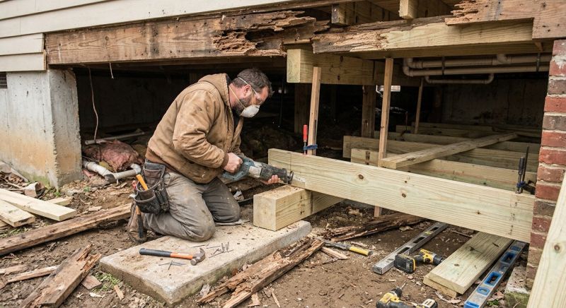 Termite Damage Restoration in Wilmington, NC
